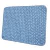 Water-Absorbent, Washable Blue Fabric Dog Training Mat view 1