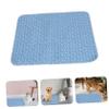 Water-Absorbent, Washable Blue Fabric Dog Training Mat view 4