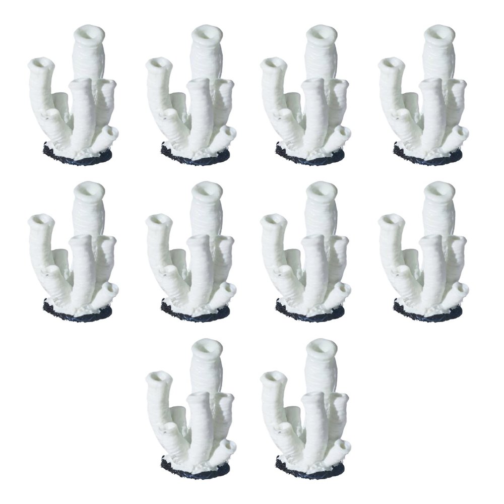 Shntig Artificial Corals, Aquarium Decoration, 10 Pieces