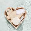 WRITWAA Heart-Shaped Bath Exfoliating Set, 6-Piece view 3