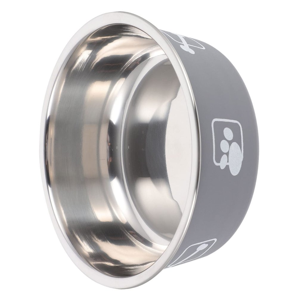 Abaodam Round Stainless Steel Pet Bowl
