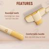 Pawmingle Cat Brush, Zenbrush Cat Comb with Long and Short Stainless Steel Teeth, Removes Fur and Relieves Pain, New Wider Cat Comb with Release (Green) view 3
