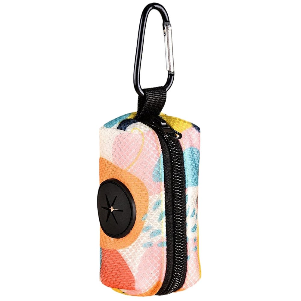 Stylish Dog Waste Bag Dispenser with Colorful Prints