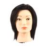 Sharplace Hairdressing Training Head, Human Hair Mannequin Head, Black view 1