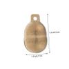 OSALADI Small Copper Pet Collar Bells, 5-Pack, Yellow view 3