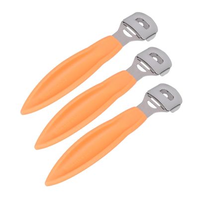 Stainless Steel and Plastic Callus Shavers, 3-Piece Set for Feet