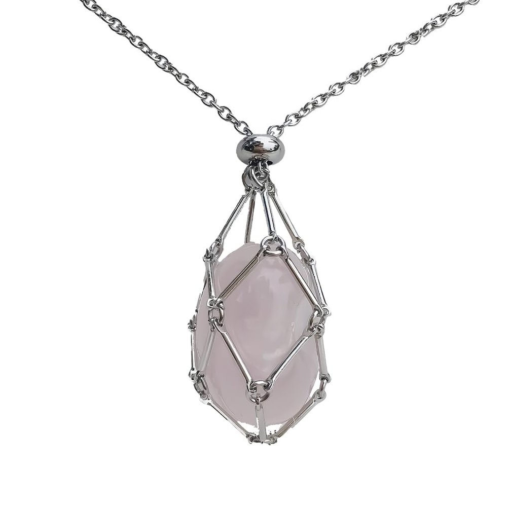 AMSLSIU Natural Stone Necklace for Women