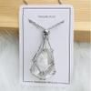 AMSLSIU Natural Stone Necklace for Women view 3
