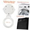Baby Safety Button Locks, White ABS, 4-Pack view 2