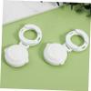 Baby Safety Button Locks, White ABS, 4-Pack view 4