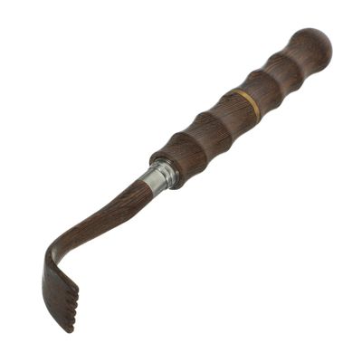PACKOVE Extendable Ergonomic Back Scratcher with Wenge Wood and Metal Surface