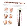 PACKOVE Extendable Ergonomic Back Scratcher with Wenge Wood and Metal Surface view 4