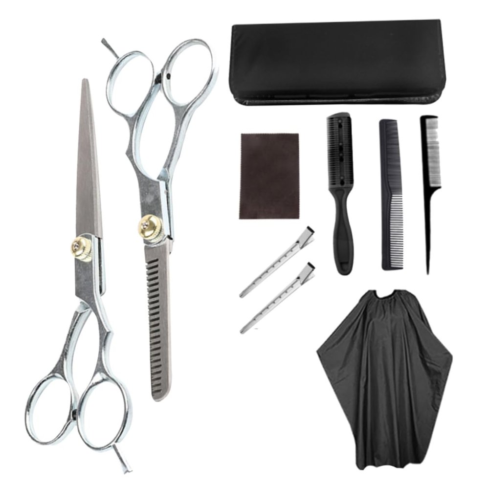 Professional Stainless Steel Barber Hair Scissors, 1 Set