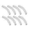 BESPORTBLE Rhinestone Shoelace Clips, Sparkling Metal Design, 8-Piece Set view 1