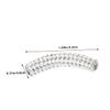 BESPORTBLE Rhinestone Shoelace Clips, Sparkling Metal Design, 8-Piece Set view 2