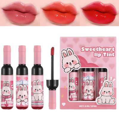 Lip Gloss for Women, 3-Piece Waterproof Lip Stain Makeup