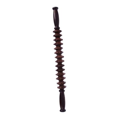 Coffee Wooden Roller Massage Stick for Massage and Yoga