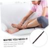 Coffee Wooden Roller Massage Stick for Massage and Yoga view 3