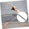 Coffee Wooden Roller Massage Stick for Massage and Yoga view 4