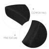 ZUNOXAZ 3 Pairs Soft Shoe Fillers with Breathable Foam and Fabric, Extra-Padded Toe Inserts for Loose Shoes and High Heels, Black view 3
