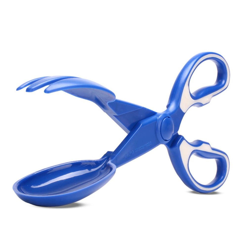 HEMOTON Blue Dog Pooper Scooper with Scissor Mechanism, Portable