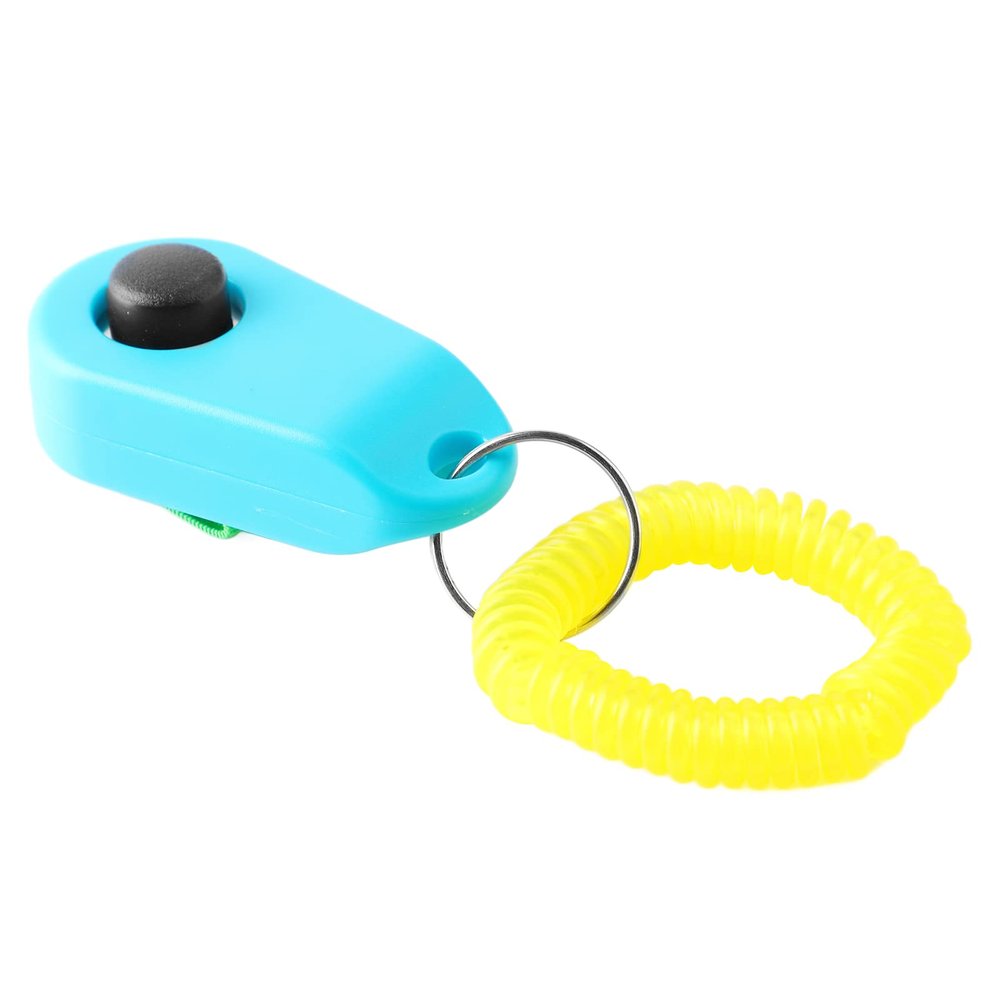 Pilipane Dog Training Clicker with Finger Ring, Blue