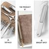 OATIPHO 8-Piece Stainless Steel Nail Care Set with Toenail File and PU Storage Bag view 4