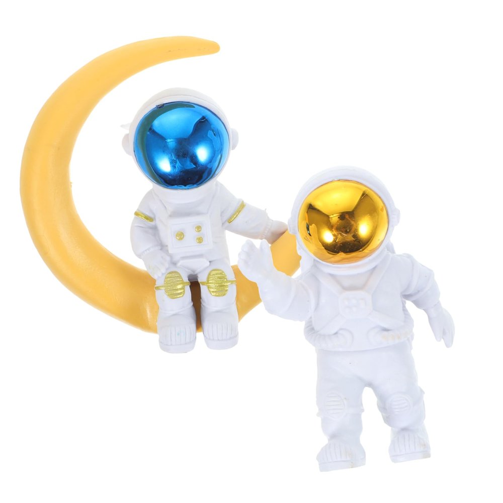Alipis 2-Piece Astronaut Aquarium Decor