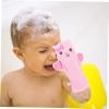 SAFIGLE Cotton Bath Gloves, 2 Pieces, for Children view 3