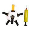 HEMOTON Football Toy for Dogs, Outdoor Tug Toy, Interactive Chew and Scratch Toy view 1
