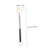 GLEAVI Bird Cage Hanging Stand, Stainless Steel Adjustable Telescopic Rod with Ceiling Mount and Support Hook view 2
