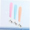 3-Piece Foot Scraper Set, PP and Steel, for Feet and Hands, Pink view 2