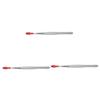 Tofficu 3-Piece Rubber-Coated Tweezers, Long Stainless Steel Craft Tweezers view 1