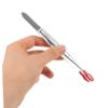 Tofficu 3-Piece Rubber-Coated Tweezers, Long Stainless Steel Craft Tweezers view 2