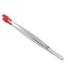 Tofficu 3-Piece Rubber-Coated Tweezers, Long Stainless Steel Craft Tweezers view 3