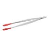 Tofficu 3-Piece Rubber-Coated Tweezers, Long Stainless Steel Craft Tweezers view 4