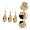 Handmade Hanging Bird Nests for Cages, 3 Pieces view 4