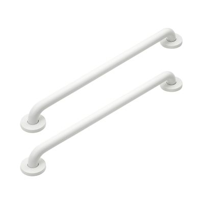 Grab Bars for Showers and Tubs, 16 in, White, 2-Pack