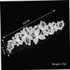 DEARMAMY Silver Rhinestone Bridal Hair Comb view 2