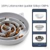 Slow Feed Dog Bowl - Feeder Cat Bowl view 3