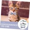 Toddmomy Reflective Cat Collars with Bow and Bell, 2-Pack, Adjustable and Soft view 3