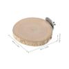 VICASKY Wooden Platform for Small Animals and Parrots view 2