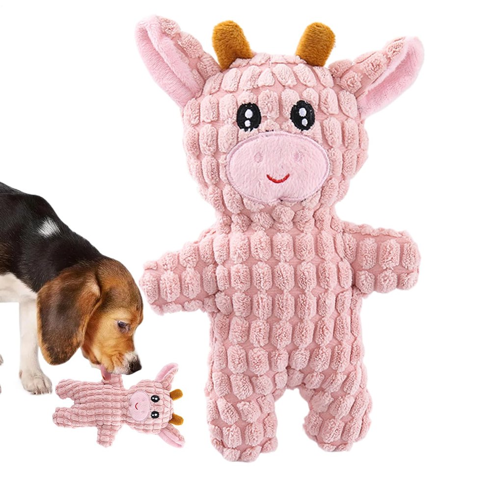 Plush Squeaky Dog Toy for Aggressive Chewers