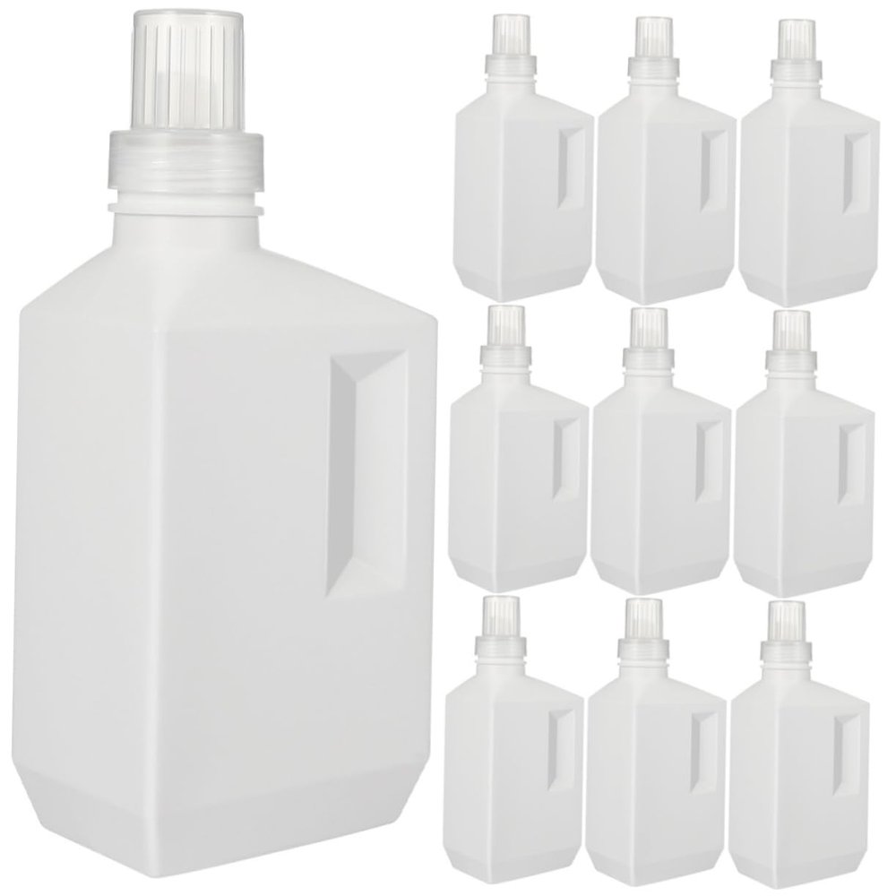VALICLUD 5-Pack 400 mL Refillable PE Bottles, White