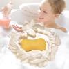 Luffa Sponge for Women, 2-in-1 Body Exfoliator & Shower Pouf view 3