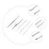 5-Piece Stainless Steel Ear Pick Set for Ear Cleaning, Silver view 4