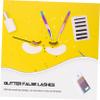 Glitter Eyelash Extensions, 6 Pairs, Fiber, Halloween Gift Ideas view 3