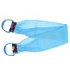 Gogogmee Foldable Polyester Body Scrub Towel with Handles, Blue Back Scrubber, Random Color view 1