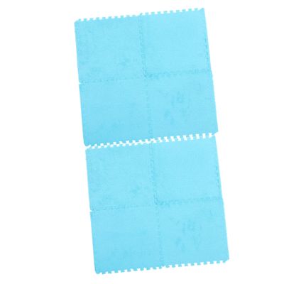 CORHAD 8-Pack Pet Mats for Rabbits and Hamsters, Washable EVA and Cotton Velour, Spliced Design