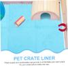 CORHAD 8-Pack Pet Mats for Rabbits and Hamsters, Washable EVA and Cotton Velour, Spliced Design view 3